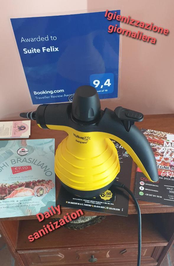 Suite Felix Fiumicino Bagian luar foto